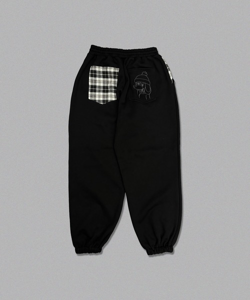 centimeter（センチメーター）の「CMT ruler check sweat pants（スウェットパンツ・メンズ・ブラック/ネイビー/ヘザーグレー・SMALL/LARGE/MEDIUM）」の12枚目の写真