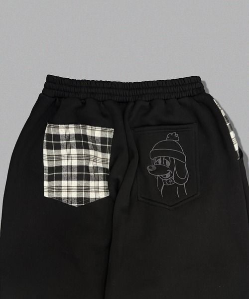 centimeter（センチメーター）の「CMT ruler check sweat pants（スウェットパンツ・メンズ・ブラック/ネイビー/ヘザーグレー・SMALL/LARGE/MEDIUM）」の13枚目の写真