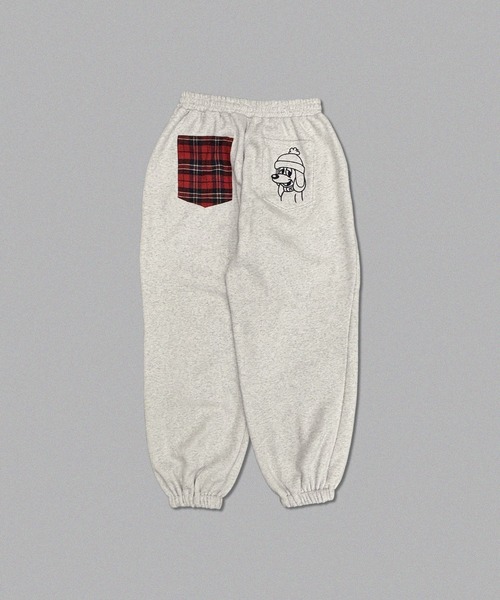 centimeter（センチメーター）の「CMT ruler check sweat pants（スウェットパンツ・メンズ・ブラック/ネイビー/ヘザーグレー・SMALL/LARGE/MEDIUM）」の14枚目の写真
