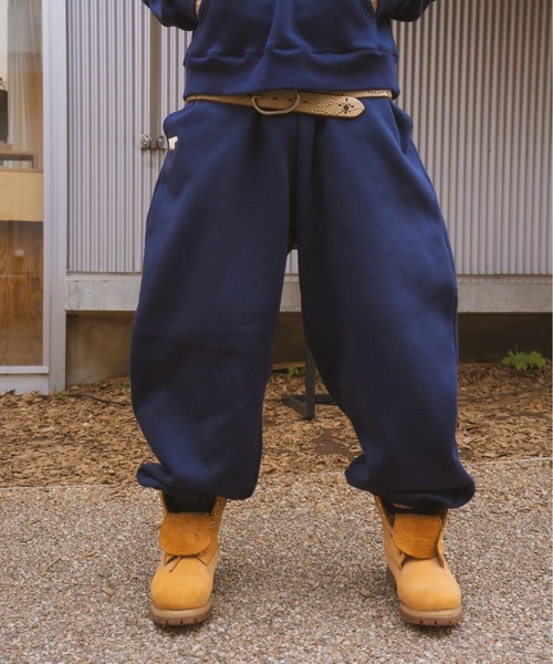 centimeter（センチメーター）の「CMT ruler check sweat pants（スウェットパンツ・メンズ・ブラック/ネイビー/ヘザーグレー・SMALL/LARGE/MEDIUM）」の7枚目の写真