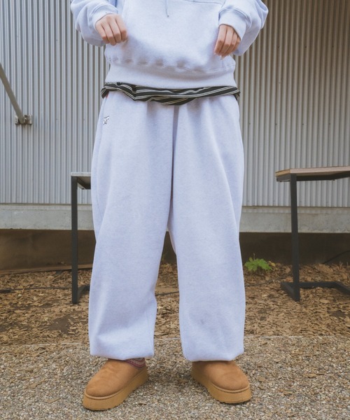 centimeter（センチメーター）の「CMT ruler check sweat pants（スウェットパンツ・メンズ・ブラック/ネイビー/ヘザーグレー・SMALL/LARGE/MEDIUM）」の9枚目の写真