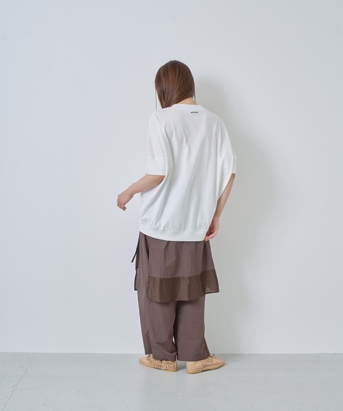 Kelen(ケレン)の「「KELEN / ケレン」刺繍デザイントップス(Tシャツ/カットソー・レディース・チャコールグレー/オフホワイト/サックスブルー・FREE)」の16枚目の写真