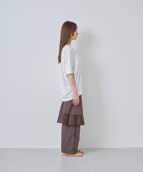 Kelen(ケレン)の「「KELEN / ケレン」刺繍デザイントップス(Tシャツ/カットソー・レディース・チャコールグレー/オフホワイト/サックスブルー・FREE)」の22枚目の写真