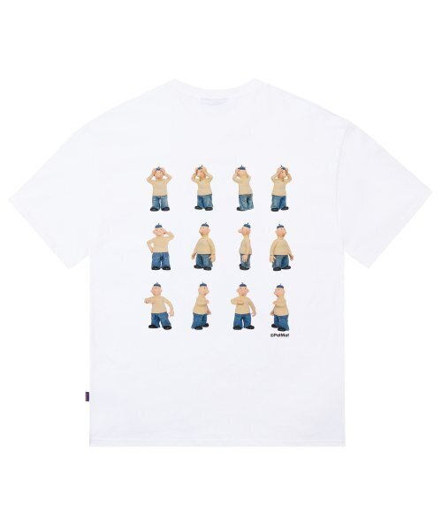 LAUGHER（ラファー）の「[PAT&MAT] モーションペットTシャツ - ホワイト（Tシャツ/カットソー・レディース・ホワイト・LARGE/MEDIUM/X-LARGE）」の2枚目の写真
