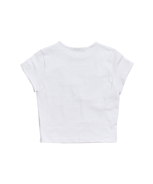 SCHISM INDUCING（スキズムインデューシング）の「RIBBON CHARM T SHIRT_WHITE（Tシャツ/カットソー・レディース・その他・FREE）」の3枚目の写真