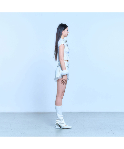 SCHISM INDUCING（スキズムインデューシング）の「RIBBON CHARM T SHIRT_WHITE（Tシャツ/カットソー・レディース・その他・FREE）」の10枚目の写真