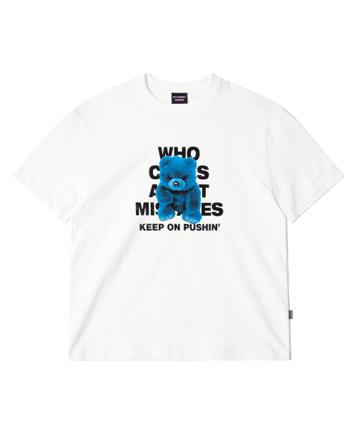 QT8 GARMENTS（キューティーエイトガーメント）の「OC Rough Bear W Tee (Ivory)（Tシャツ/カットソー・レディース・その他・MEDIUM/LARGE）」の2枚目の写真