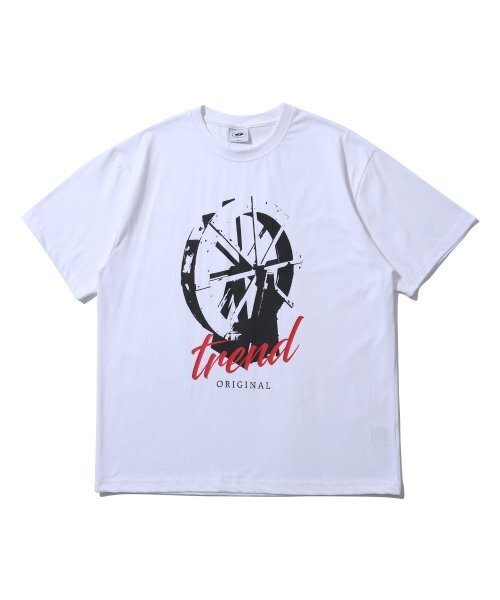 SEARCH410(サーチ410)の「トレンドオリジナル半袖Tシャツホワイト(Tシャツ/カットソー・メンズ・その他・SMALL/MEDIUM)」の1枚目の写真