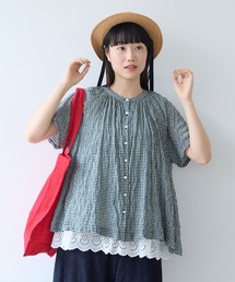 新品 bulle de savon ビュルデサボン　パッチワーク　カットソー ○○ bulle de savon POP UP ○○