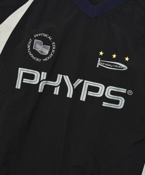 PHYSICAL DEPARTMENT(フィジカル デパートメント)の「ナイロンサッカー ロングスリーブ_ブラック(Tシャツ/カットソー・レディース・その他・MEDIUM/SMALL/LARGE/X-LARGE)」の5枚目の写真