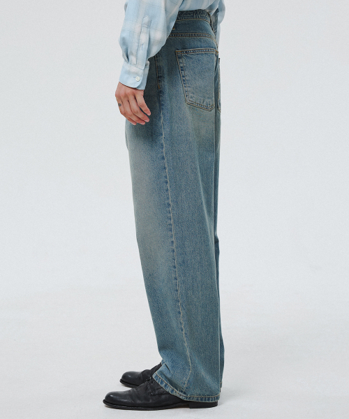 SHIRTER(シャーター)の「SECOND EDITION DENIM PANTS (FADED BLUE)(デニムパンツ・メンズ・その他・SMALL/MEDIUM/LARGE)」の7枚目の写真