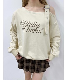 PHILLY | ベルトオフショルビッグスウェット(スウェット)