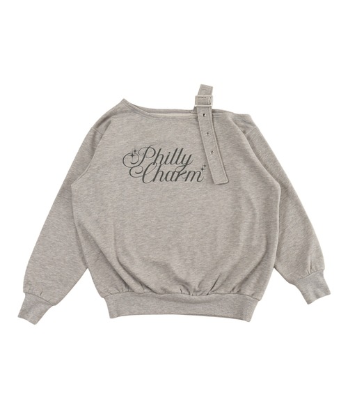 PHILLY（フィリー）の「ベルトオフショルビッグスウェット（スウェット・レディース・グレー/アイボリー/ブラック・FREE）」の18枚目の写真