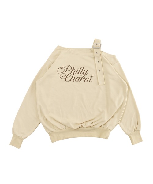 PHILLY（フィリー）の「ベルトオフショルビッグスウェット（スウェット・レディース・グレー/アイボリー/ブラック・FREE）」の16枚目の写真
