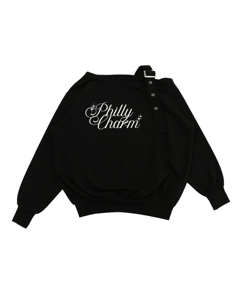 PHILLY（フィリー）の「ベルトオフショルビッグスウェット（スウェット・レディース・グレー/アイボリー/ブラック・FREE）」の17枚目の写真