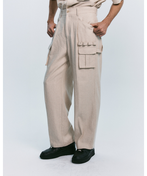 SYNQIA(シンキア)の「リネンコットンマルチポケットパンツデザートオート(その他パンツ・メンズ・その他・LARGE/SMALL/MEDIUM)」の3枚目の写真