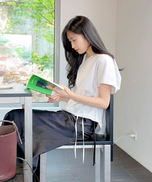 YUPPE(ヨッペ)の「SATIN LONG SKIRT_BLACK(スカート・レディース・その他・SMALL/MEDIUM)」の9枚目の写真