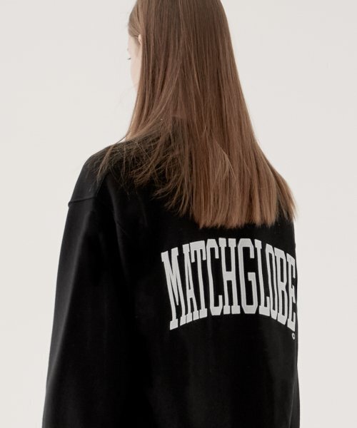 MATCHGLOBE(マッチグローブ)の「ハーフネックジップアップスウェットシャツ(ブラック)(スウェット・レディース・その他・FREE)」の5枚目の写真