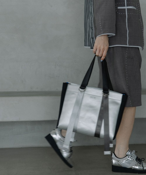 MARECHAL TERRE（マルシャルテル）の「コンビネーショントートバック（トートバッグ・レディース・グリーン/シルバー/グレー/ブラック・FREE）」の19枚目の写真