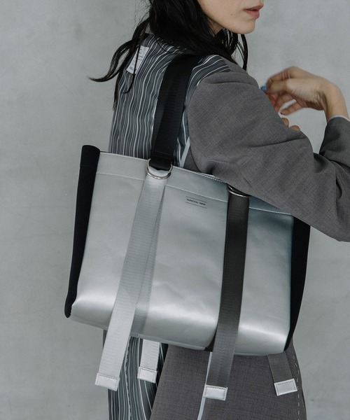 MARECHAL TERRE（マルシャルテル）の「コンビネーショントートバック（トートバッグ・レディース・グリーン/シルバー/グレー/ブラック・FREE）」の21枚目の写真