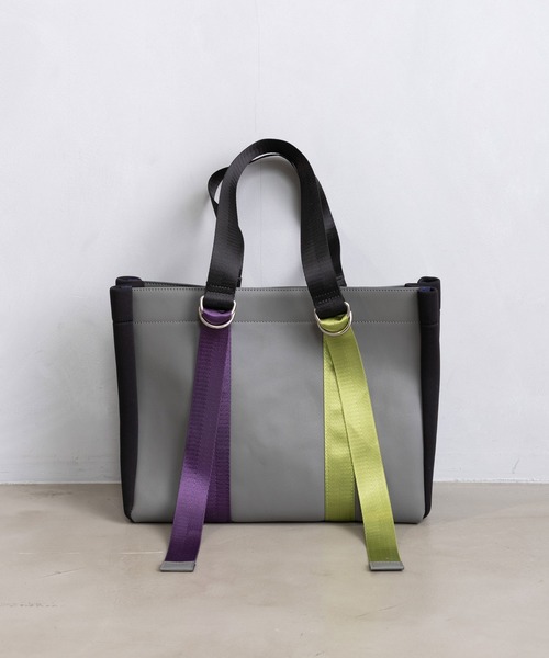 MARECHAL TERRE（マルシャルテル）の「コンビネーショントートバック（トートバッグ・レディース・グリーン/シルバー/グレー/ブラック・FREE）」の7枚目の写真