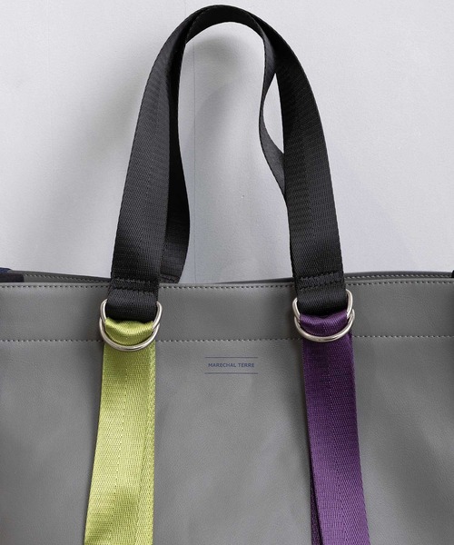 MARECHAL TERRE（マルシャルテル）の「コンビネーショントートバック（トートバッグ・レディース・グリーン/シルバー/グレー/ブラック・FREE）」の12枚目の写真