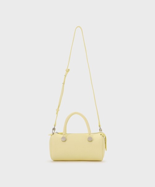 GRACE CONTINENTAL（グレースコンチネンタル）の「ADD CULUMN DRUM BAG（ハンドバッグ・レディース・イエロー/ホワイト・FREE）」の2枚目の写真