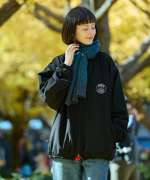 PARIS SAINT-GERMAIN（パリサンジェルマン）の「【Paris aint-Germain / パリ・サン＝ジェルマン】 ボア リバーシブルBZ（ブルゾン・メンズ・チャコールグレー/ブラック・X-LARGE/LARGE/MEDIUM）」の9枚目の写真