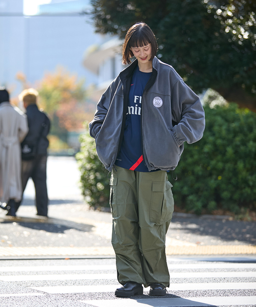 PARIS SAINT-GERMAIN（パリサンジェルマン）の「【Paris aint-Germain / パリ・サン＝ジェルマン】 ボア リバーシブルBZ（ブルゾン・メンズ・チャコールグレー/ブラック・X-LARGE/LARGE/MEDIUM）」の13枚目の写真