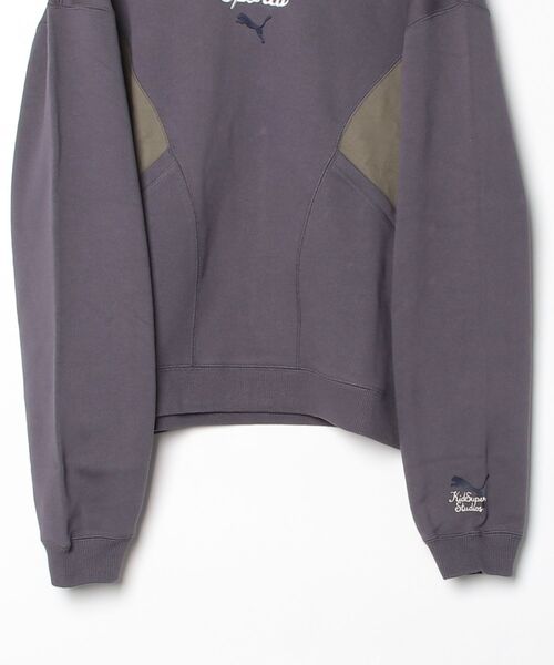 PUMA（プーマ）の「PUMA X KIDSUPER PROGRESSIVE HO 630932-78（Tシャツ/カットソー・メンズ・チャコールグレー・LARGE）」の3枚目の写真