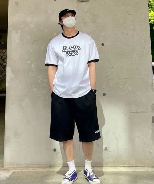 DOLPHIN WAVE APPAREL(ドルフィンウェーブアパレル)の「ドルフィン発泡プリントビッグロゴリンガー半袖Tシャツホワイト(Tシャツ/カットソー・メンズ・その他・MEDIUM/LARGE/X-LARGE)」の21枚目の写真