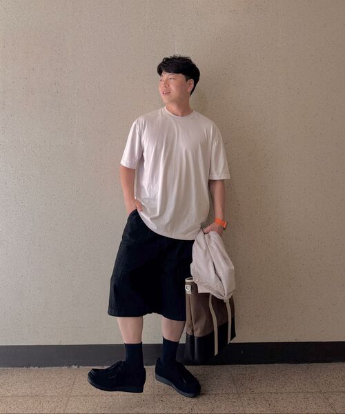 GCLIP（ジクリップ）の「ワンタックバミューダデニムショートパンツ_[ヴィンテージブラック]（その他パンツ・メンズ・ブラック・36/34/32/30/28）」の14枚目の写真