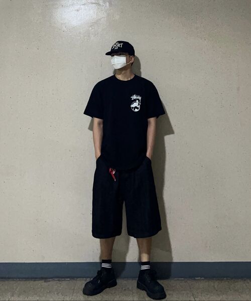 GCLIP（ジクリップ）の「ワンタックバミューダデニムショートパンツ_[ヴィンテージブラック]（その他パンツ・メンズ・ブラック・36/34/32/30/28）」の16枚目の写真