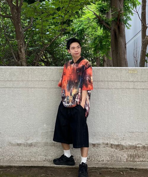 GCLIP（ジクリップ）の「ワンタックバミューダデニムショートパンツ_[ヴィンテージブラック]（その他パンツ・メンズ・ブラック・36/34/32/30/28）」の10枚目の写真