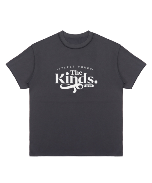 KINDS(カインズ)の「20 count premium single tail short sleeve t-shirt (Charcoal)(Tシャツ/カットソー・レディース・その他・MEDIUM/LARGE)」の1枚目の写真