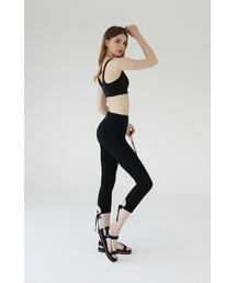 AHORA MOVEMENT（アホラ ムーブメント）の「Feminine Ribbon Tie Leggings - Black（レギンス/スパッツ・レディース）」