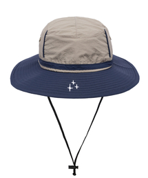 NEUFETBLEU（ヌフエブル）の「NEB string bucket hat (navy)（ハット）」