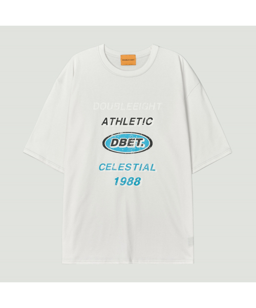 DOUBLE EIGHT(ダブルエイト)の「DBET 半袖 オーバーサイズ (ホワイト)(Tシャツ/カットソー・メンズ・ホワイト・FREE)」の1枚目の写真