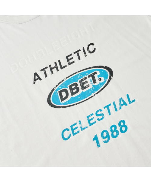 DOUBLE EIGHT(ダブルエイト)の「DBET 半袖 オーバーサイズ (ホワイト)(Tシャツ/カットソー・メンズ・ホワイト・FREE)」の3枚目の写真