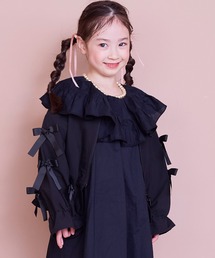 MARKEY'S | リボンいっぱいペプラムブルゾン/セットアップ可(ブルゾン)