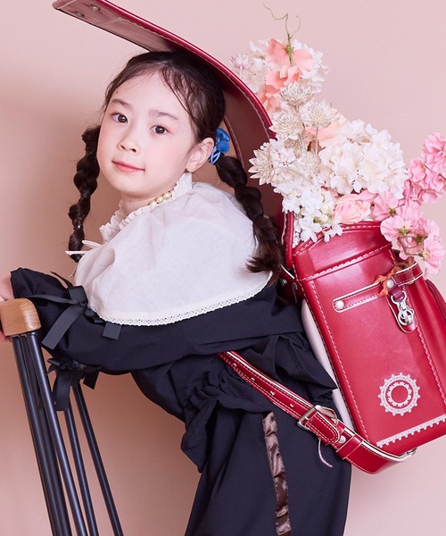 MARKEY'S（マーキーズ）の「リボンいっぱいペプラムブルゾン/セットアップ可（ブルゾン・キッズ・ブラック/ベージュ・110/100/90/150/140/130/120）」の18枚目の写真