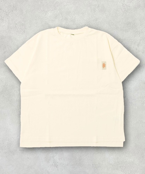 Life Support Products(ライフサポートプロダクツ)の「【防汚加工】ポケットTシャツ(Tシャツ/カットソー・キッズ・パープル/ホワイト系その他/ライトブルー/グレー系その他/ライトグレー/オフホワイト/グリーン系その他/イエロー・100/90/80/95/110/150/140/130/120)」の3枚目の写真