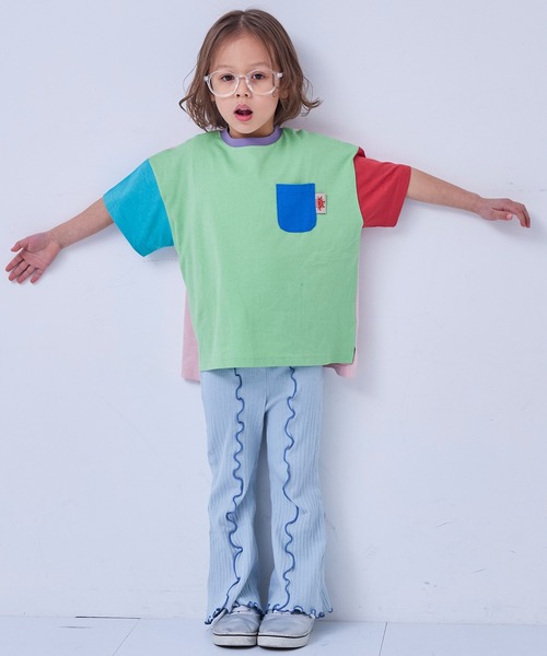 Life Support Products(ライフサポートプロダクツ)の「【防汚加工】ポケットTシャツ(Tシャツ/カットソー・キッズ・パープル/ホワイト系その他/ライトブルー/グレー系その他/ライトグレー/オフホワイト/グリーン系その他/イエロー・100/90/80/95/110/150/140/130/120)」の12枚目の写真