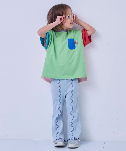 Life Support Products(ライフサポートプロダクツ)の「【防汚加工】ポケットTシャツ(Tシャツ/カットソー・キッズ・パープル/ホワイト系その他/ライトブルー/グレー系その他/ライトグレー/オフホワイト/グリーン系その他/イエロー・100/90/80/95/110/150/140/130/120)」の11枚目の写真