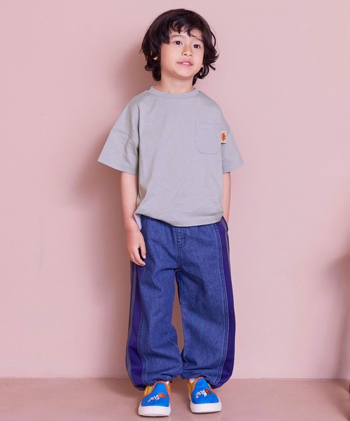 Life Support Products(ライフサポートプロダクツ)の「【防汚加工】ポケットTシャツ(Tシャツ/カットソー・キッズ・パープル/ホワイト系その他/ライトブルー/グレー系その他/ライトグレー/オフホワイト/グリーン系その他/イエロー・100/90/80/95/110/150/140/130/120)」の20枚目の写真