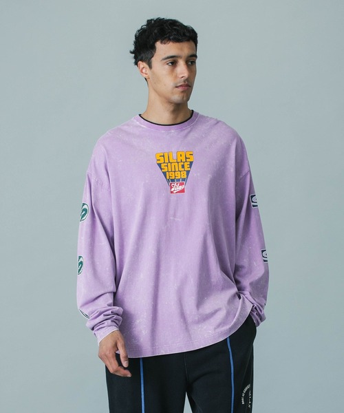 SILAS（サイラス）の「【UK COLLECTION】SINCE 1998 L/S TEE（Tシャツ/カットソー・メンズ・オフホワイト/パープル・M/S/L）」の2枚目の写真