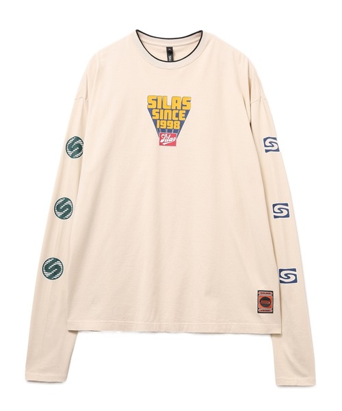 SILAS（サイラス）の「【UK COLLECTION】SINCE 1998 L/S TEE（Tシャツ/カットソー・メンズ・オフホワイト/パープル・M/S/L）」の3枚目の写真