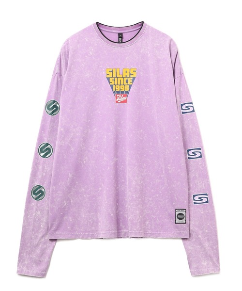 SILAS（サイラス）の「【UK COLLECTION】SINCE 1998 L/S TEE（Tシャツ/カットソー・メンズ・オフホワイト/パープル・M/S/L）」の4枚目の写真
