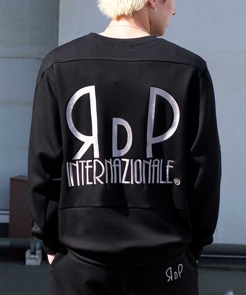 セール】[ROUXDI PERFE ルゥディパフィー]RDP刺繍切替ダンボールニット