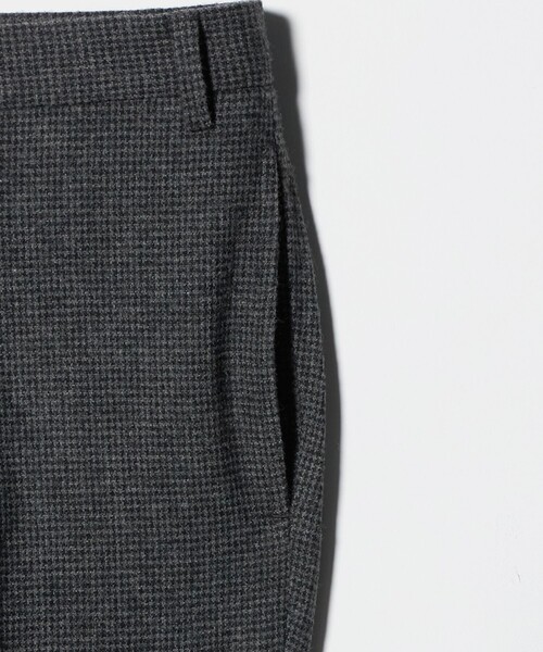 A DAY IN THE LIFE UNITED ARROWS(アデイインザライフユナイテッドアローズ)の「ツイード チェック ノープリーツ スラックス-セットアップ対応-<A DAY IN THE LIFE>(スラックス・メンズ・モカ/ネイビー/グレー系・L/XL/M)」の6枚目の写真